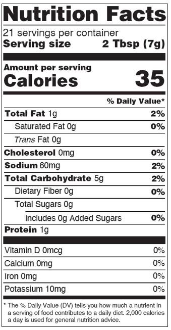 Caesar Croutons Nutrition Facts