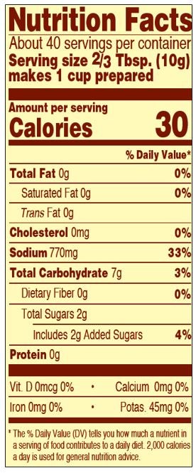 Osem Consommé All Natural Nutrition