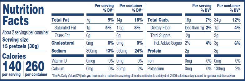 OSEM Gratify Everything Thins 2oz Nutrition